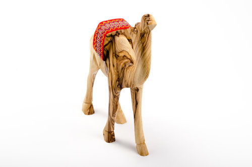Kamel stehend mit Stoffdecke 20 cm