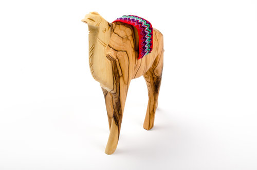 Kamel stehend mit Stoffdecke 15 cm