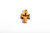 Kreuz Taube Hohlfigur zum Umhängen 3,4 cm